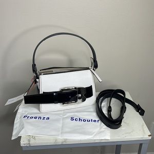 NWT Proenza Schouler Buckle Bag with a strap and top handle Made in Italy